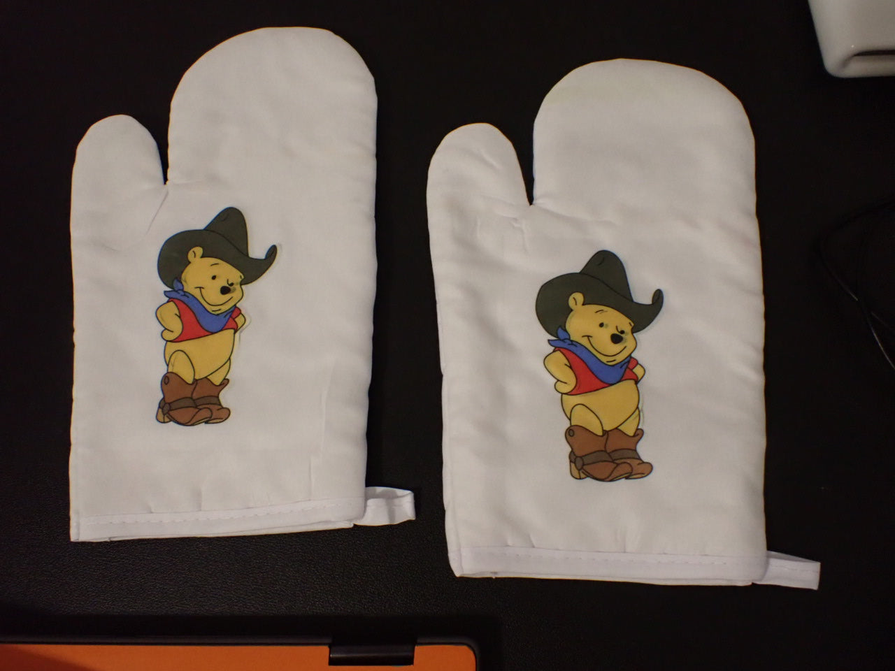 Custom oven mitts and potholders